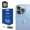 3MK Lens Protection Pro iPhone 13 Pro/13 Pro Max srebrny/silver Ochrona na obiektyw aparatu z ramką montażową 1szt.